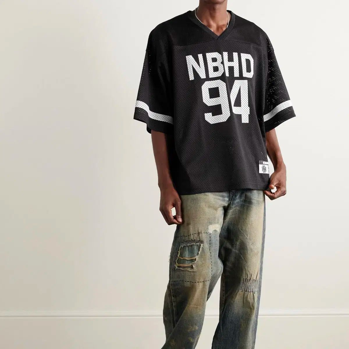 ホッケー Vネック