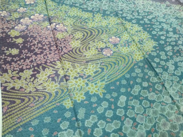十日町の名門【滝泰】　艶めく【相良刺繍】　袋帯＆訪問着 十日町の名門【滝泰】 艶めく【相良刺繍】 袋帯＆訪問着