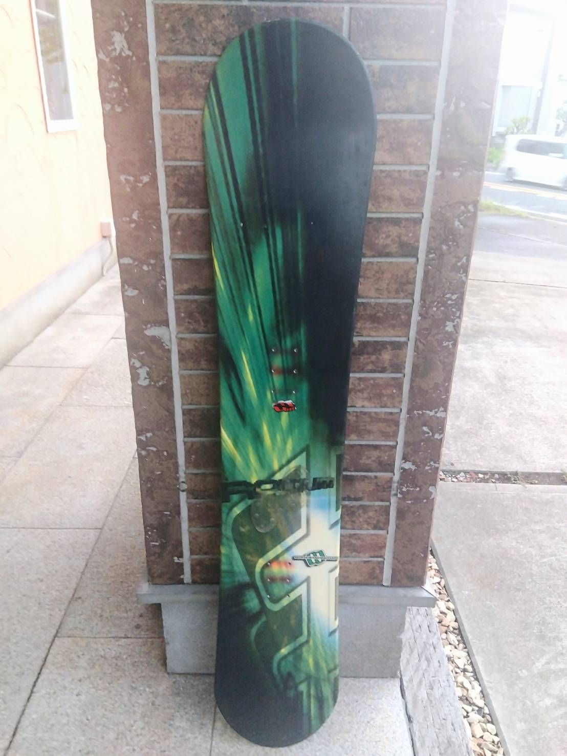 155cm MORROW スノーボード 2点セット RADIUM 深緑系 バインディング