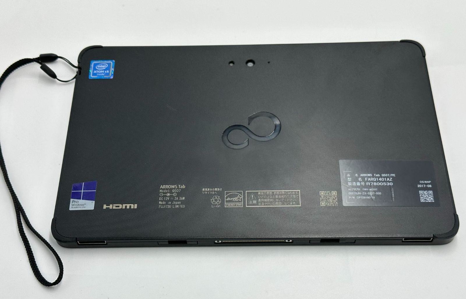 送料無料 保証付 日本製 10.1型 タブレット 富士通 Q507/PE 中古良品 