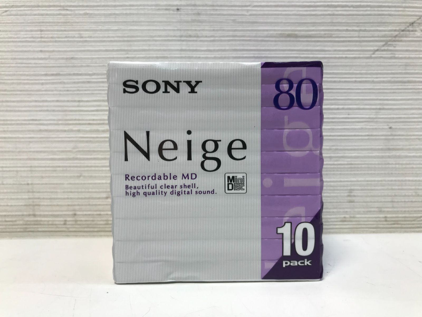 ☆新品☆ SONY NEIGE 80分 MD 10枚パック 2セット 20枚 【新品 MD SONY Neige ７４分 ５pack