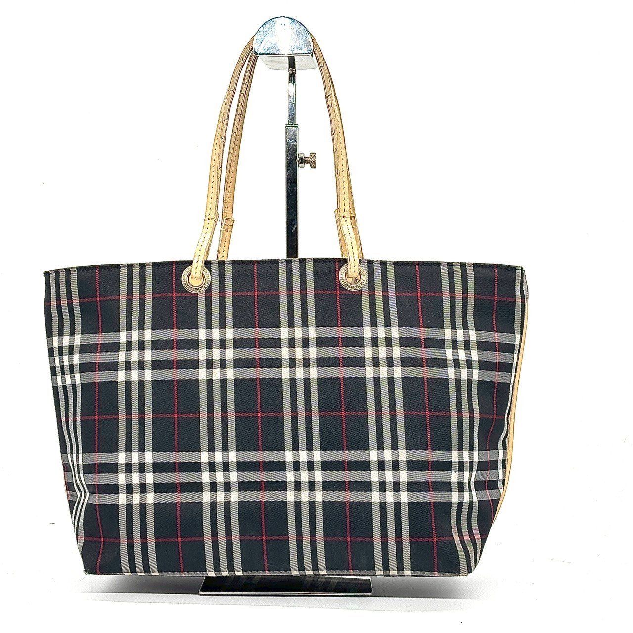 BURBERRY A4収納 ノバチェック レディース トートバッグ 8631