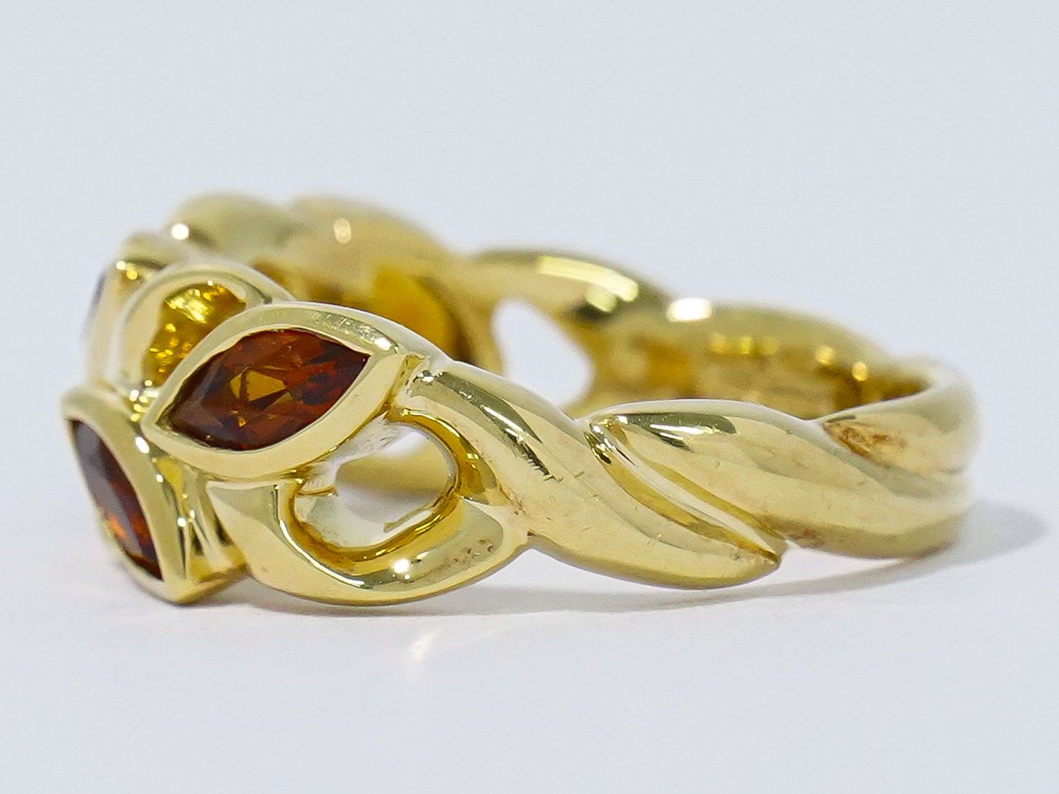 RUGIADA ルジアダ 750YG 18金イエローゴールド K18 露モチーフ