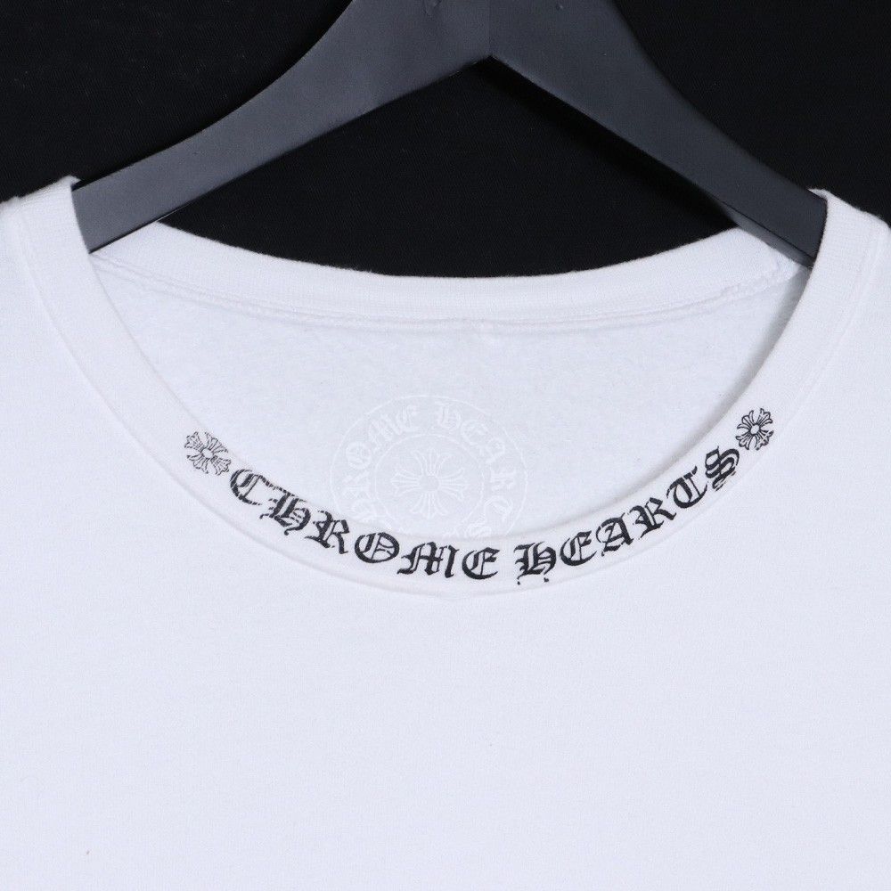 CHROME HEARTS ネックロゴ クルーネック スウェット トレーナー XL 