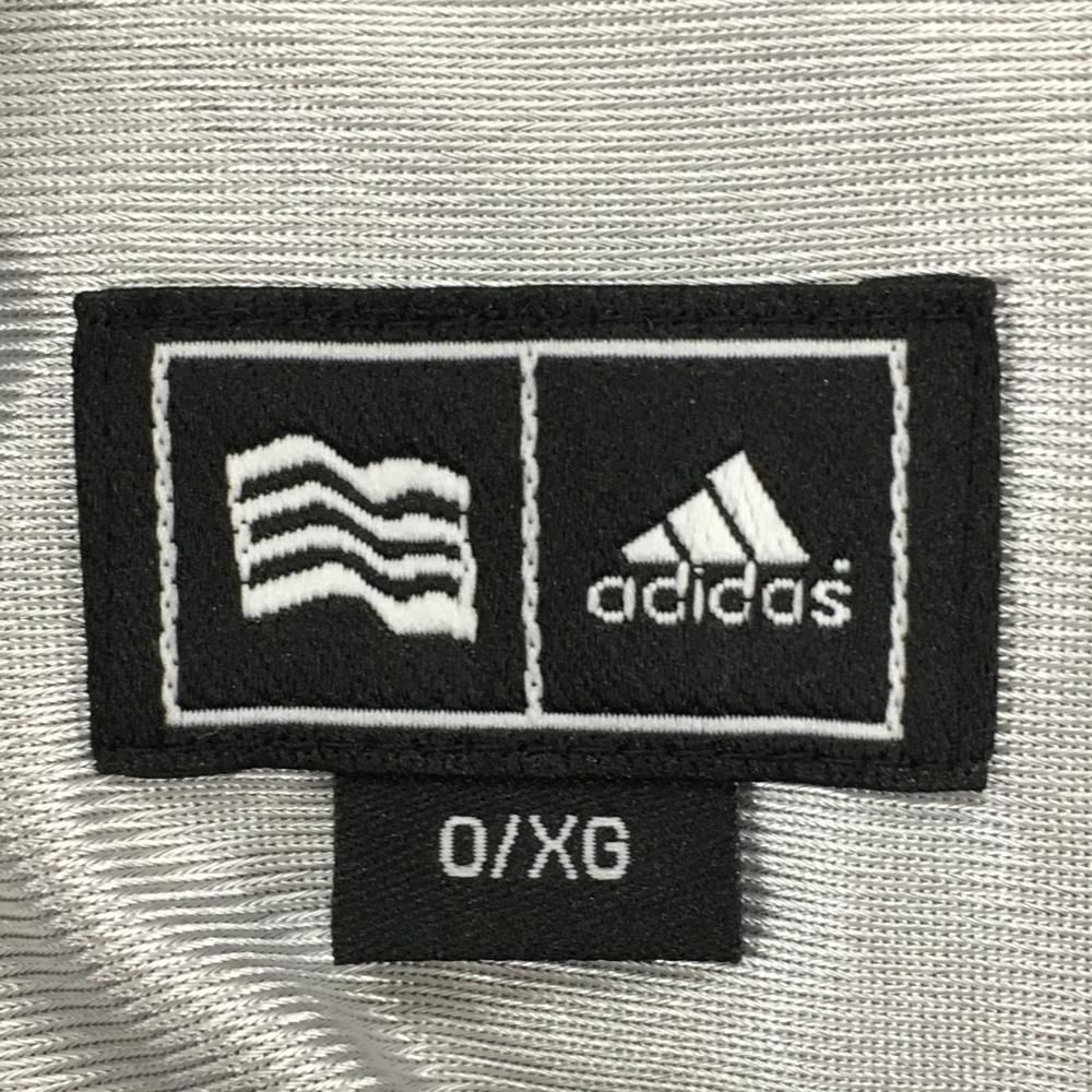 超美品】アディダス 半袖ブルゾン 黒×白 ハーフジップ 3ライン ロゴ