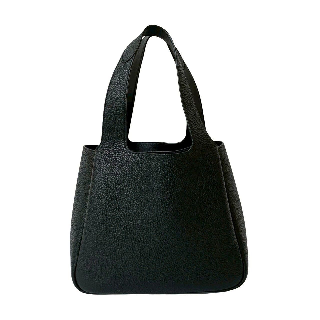 PRADA プラダ トートバッグ ヴィッテロダイノ 三角ロゴ 肩掛け ブラック 極 美品 箱 袋付き PRADA プラダ ヴィッテロダイノ 三角ロゴ