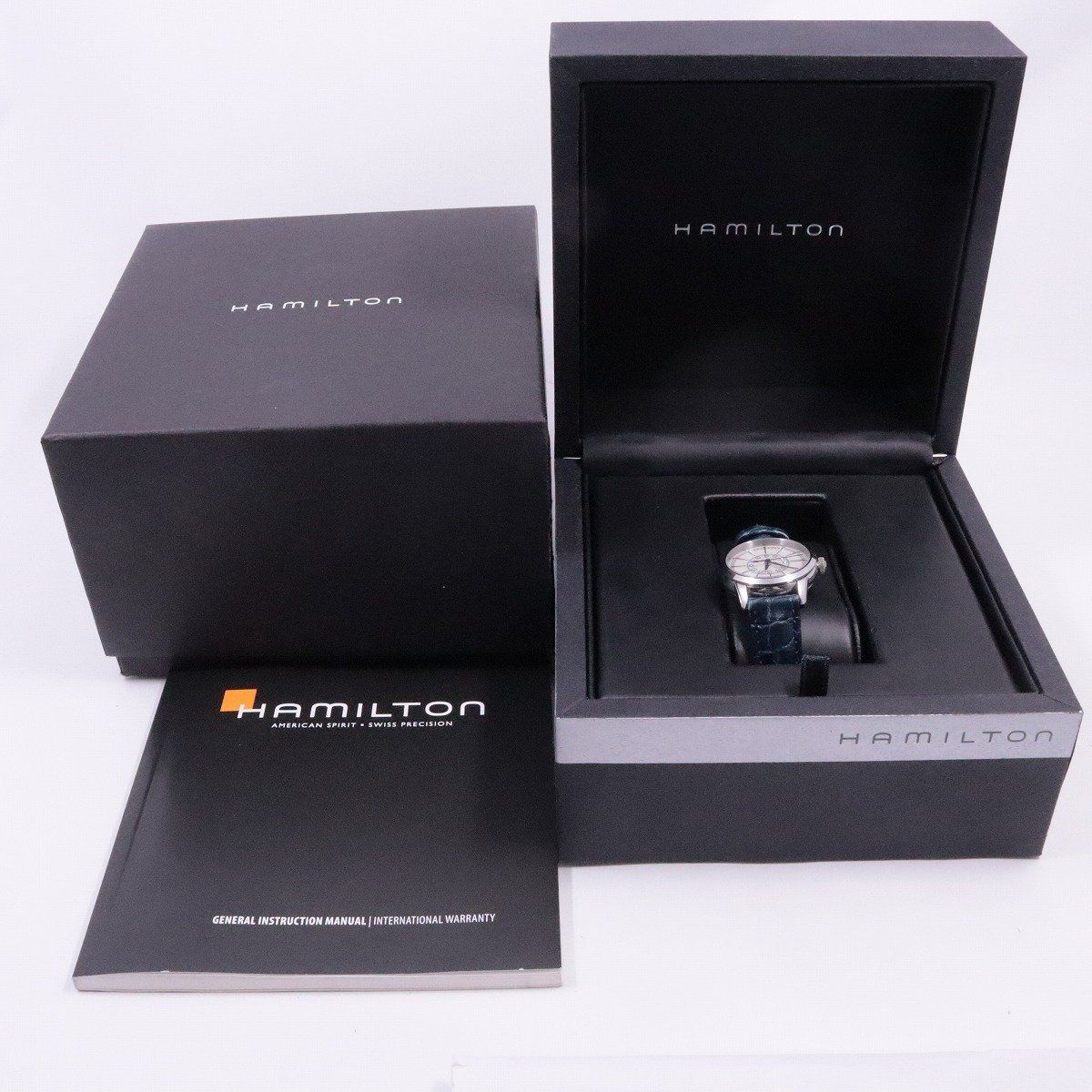 極美品 HAMILTON H403110 レイルロード 12Pダイヤ クォーツ HAMILTON ☆良品【HAMILTON】ハミルトン レイルロード 12Pダイヤ