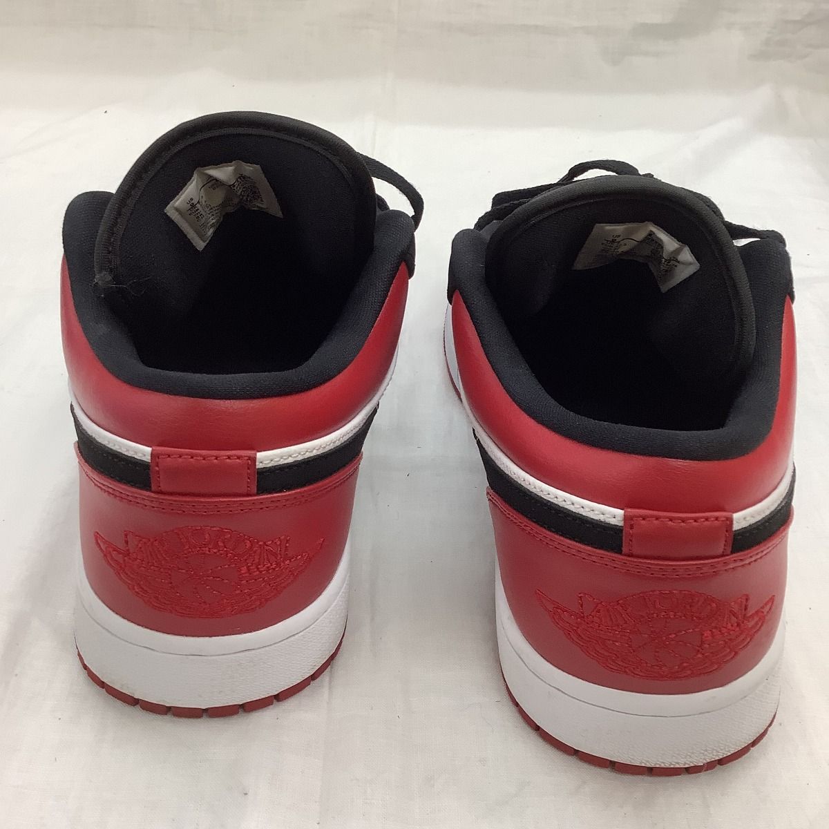 ♪♪NIKE ナイキ 美品 メンズ Jordan1 Low Black Toe スニーカー SIZE 