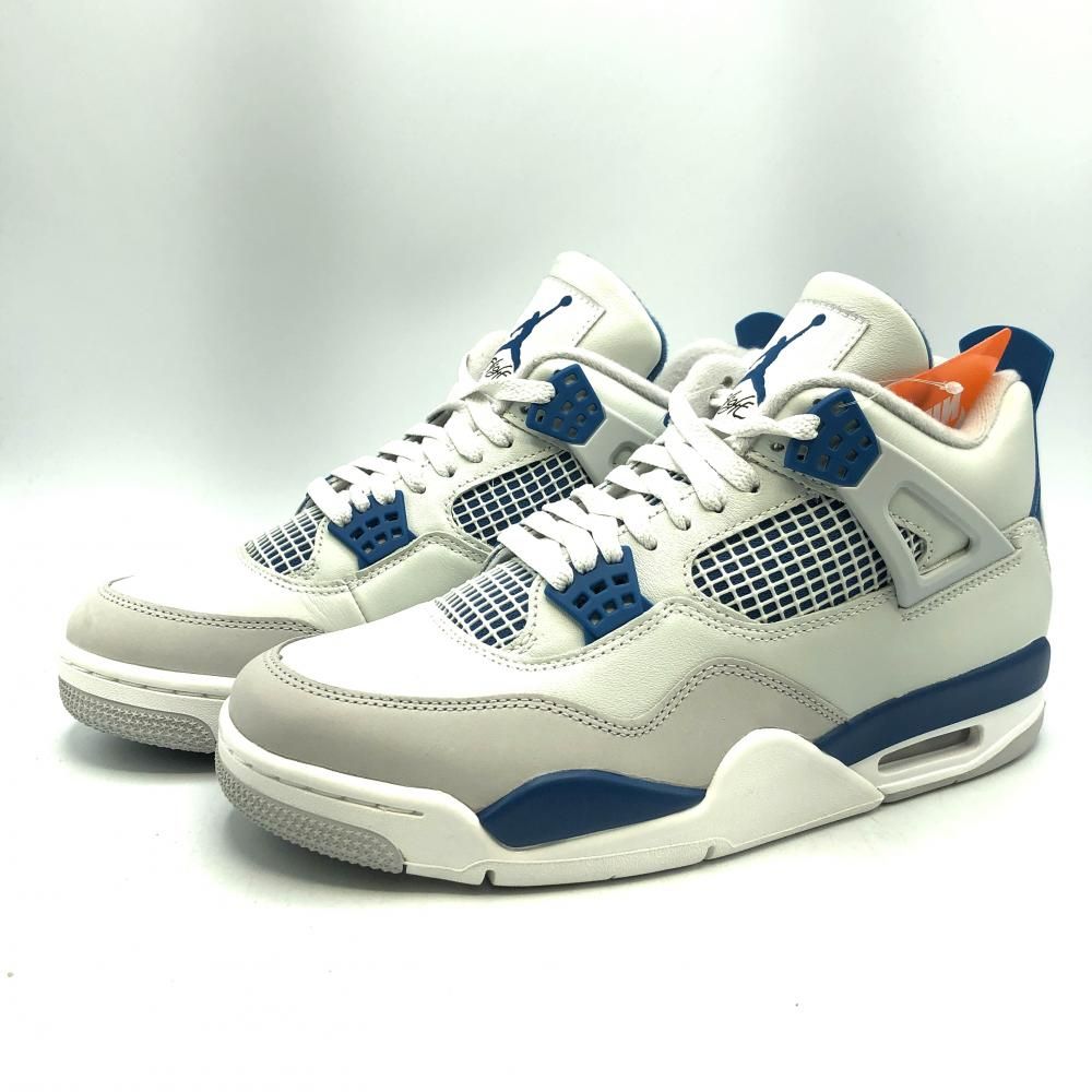 NIKE◇AIR JORDAN 4_エアジョーダン 4/27.5cm/WHT スニーカー