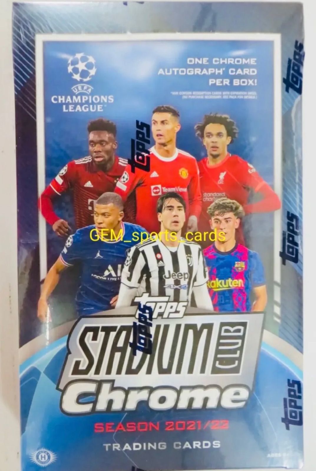 新品 未開封】2021-22 Topps Stadium Club Chrome UEFA Champions League Soccer Hobby  Box ⑩ - メルカリ