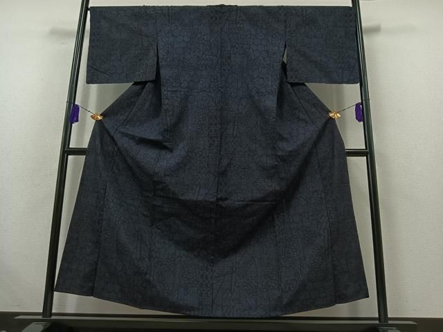 平和屋着物▽本場結城紬 重要無形文化財