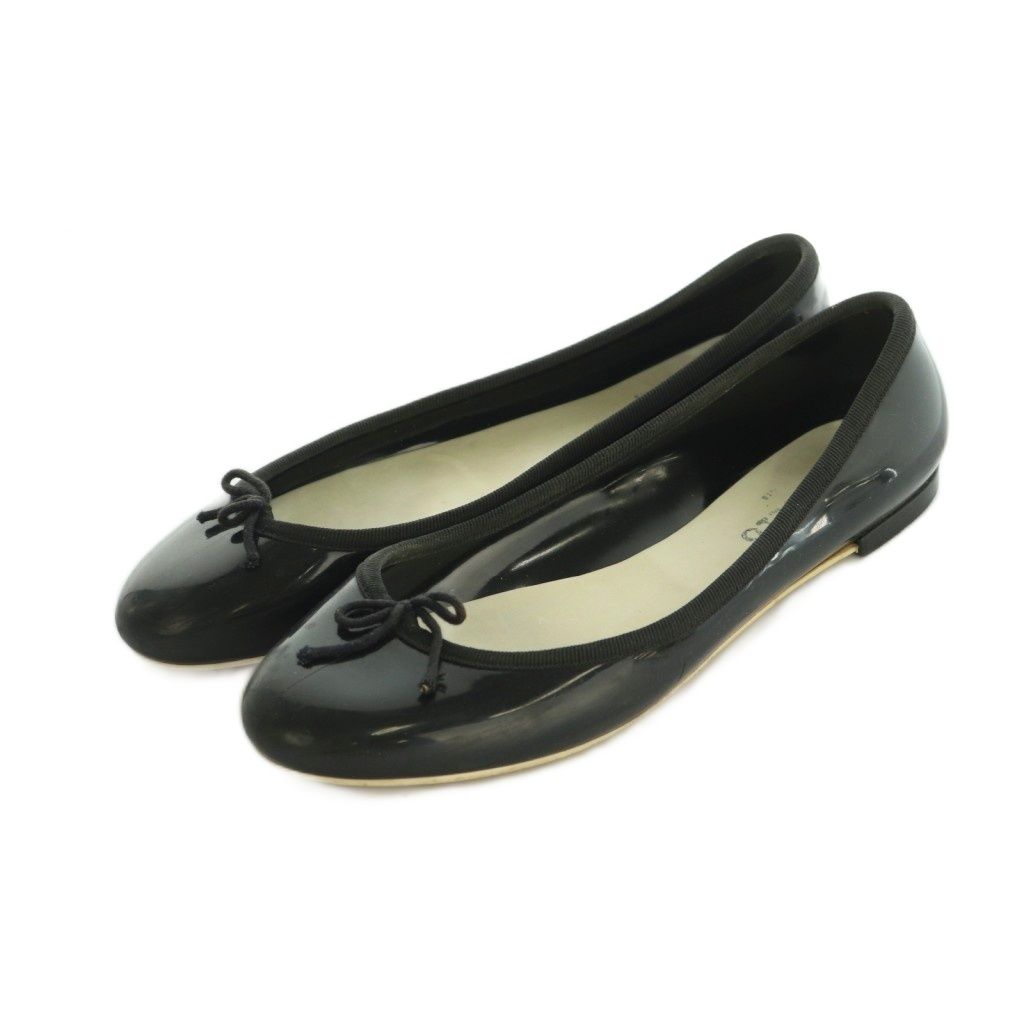 レペット Repetto ラバーバレエシューズ リボン 38 24.0cm 黒