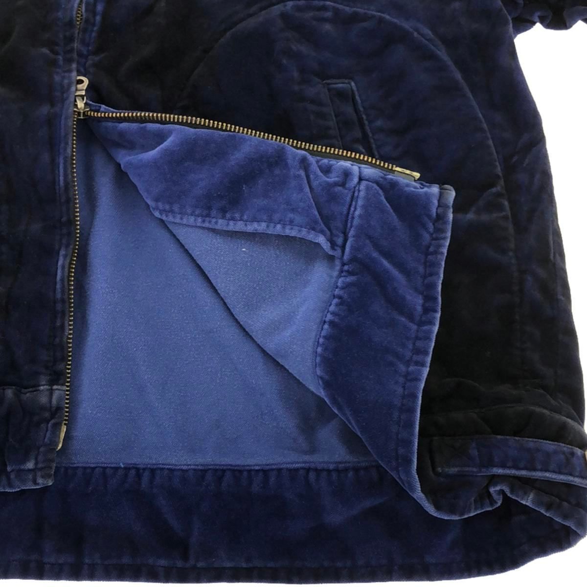 ANCELLM アンセルム 23AW C/VELVET ZIPUP JACKET 特殊洗いベルベット 