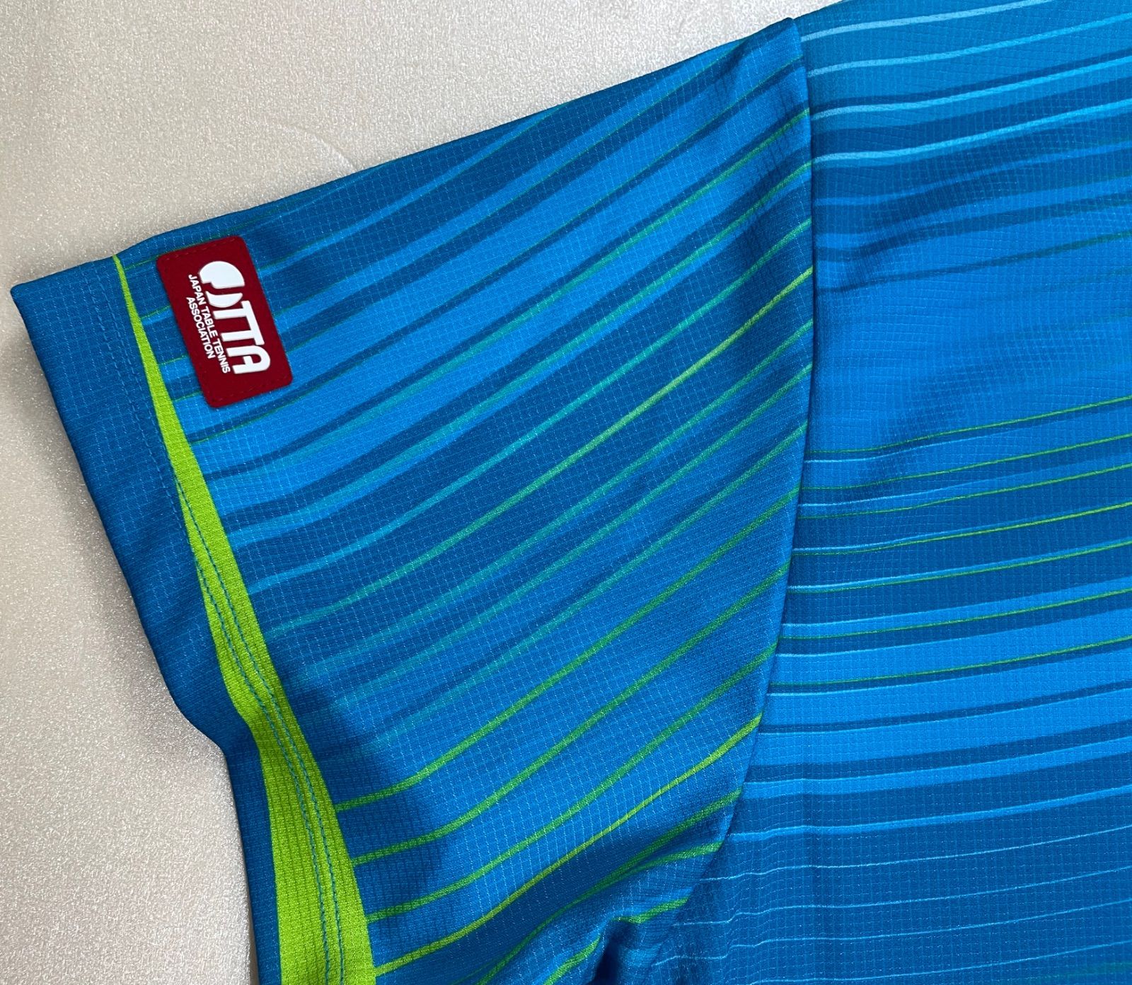 あかちゃん様 バタフライ卓球「エリスター11・シャツ」ブルーLサイズ バタフライ