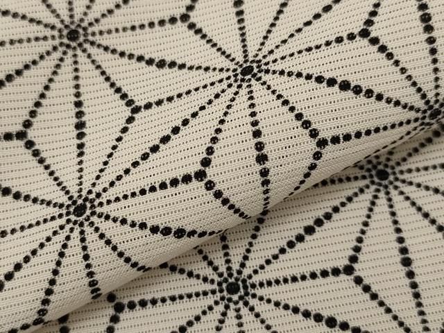 平和屋着物＊夏物 小紋 紗 枝葉文 正絹 逸品 未使用 AAAW8577st