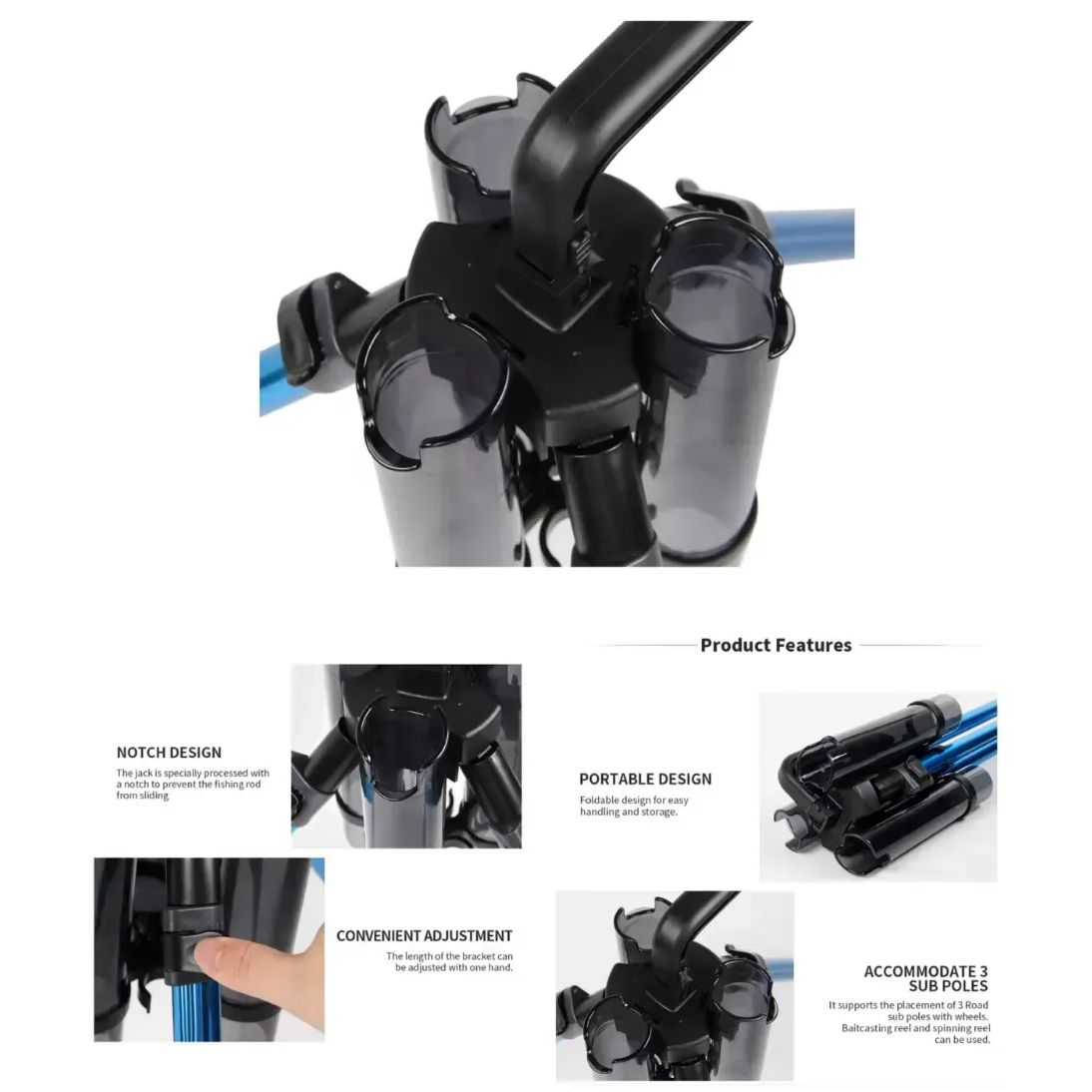 ロッドスタンド 300 折畳式三脚ロッドスタンド