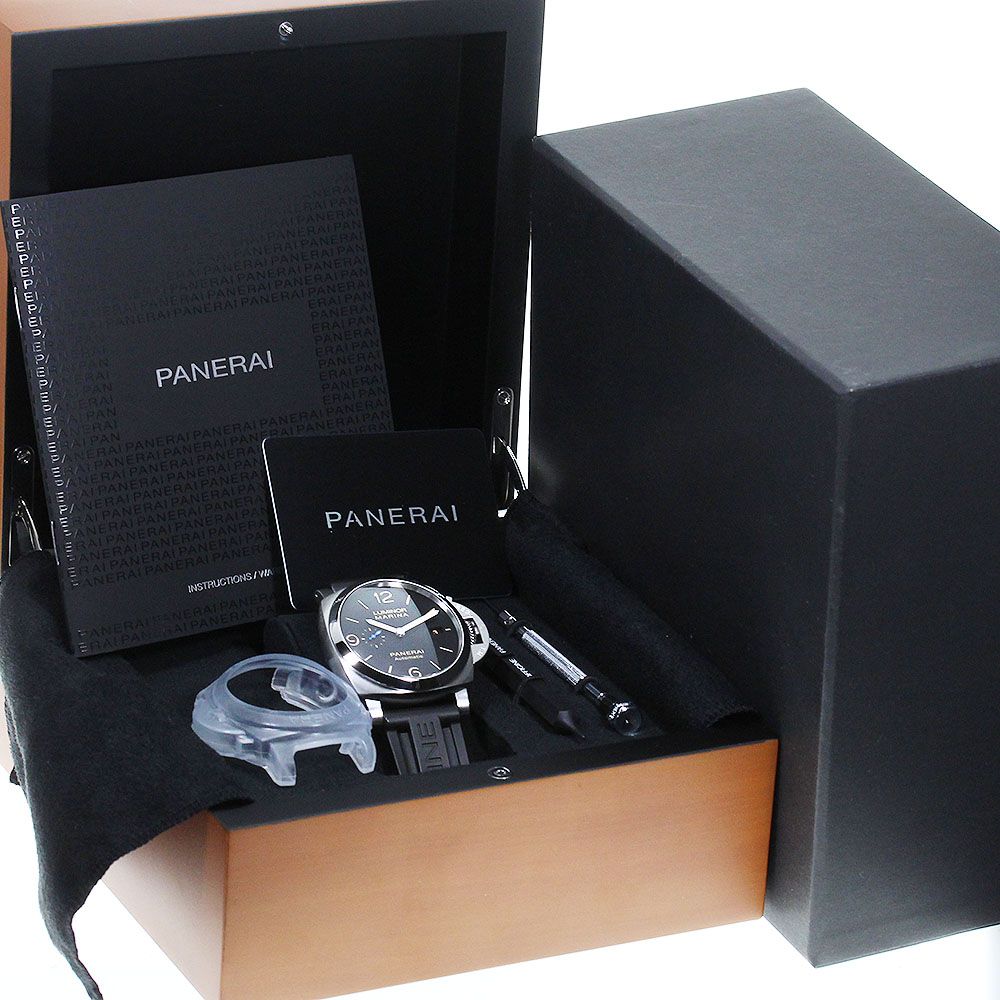 ☆良品 ☆箱・保証書付き【PANERAI】パネライ ルミノール マリーナ ...