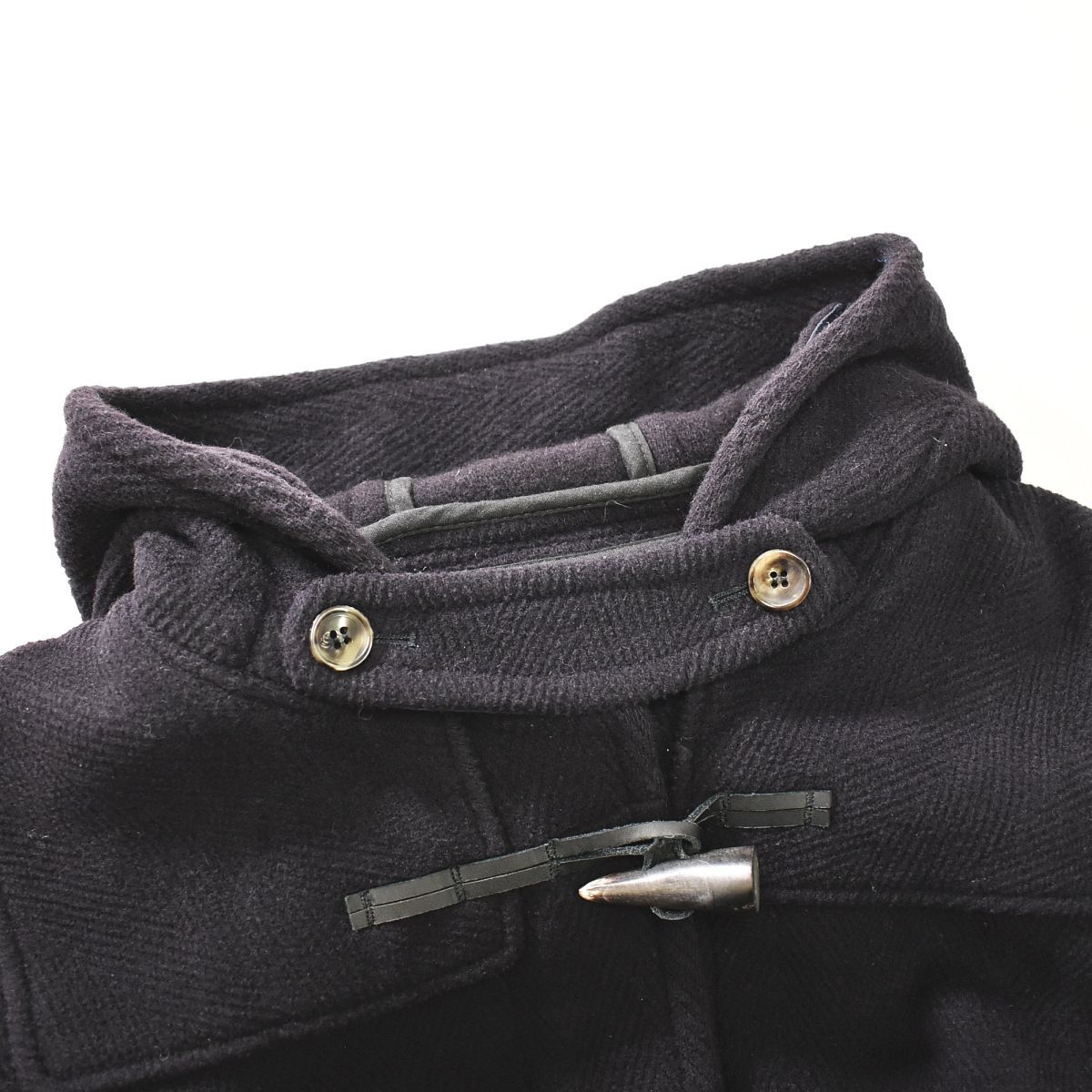 【英國製】GRENFELL / ダッフルコート 36  ネイビー  a-411 英國製】GRENFELL / ダッフルコート 36 ネイビー a-411