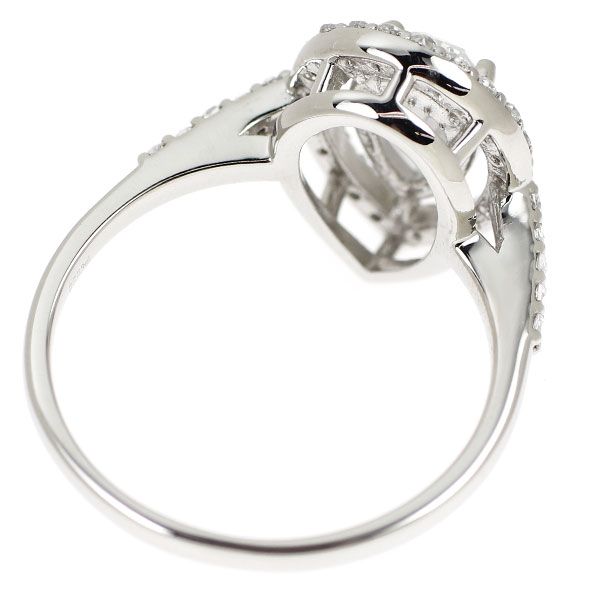 希少 Pt950 ファンシーホワイト ダイヤモンド ローズカット