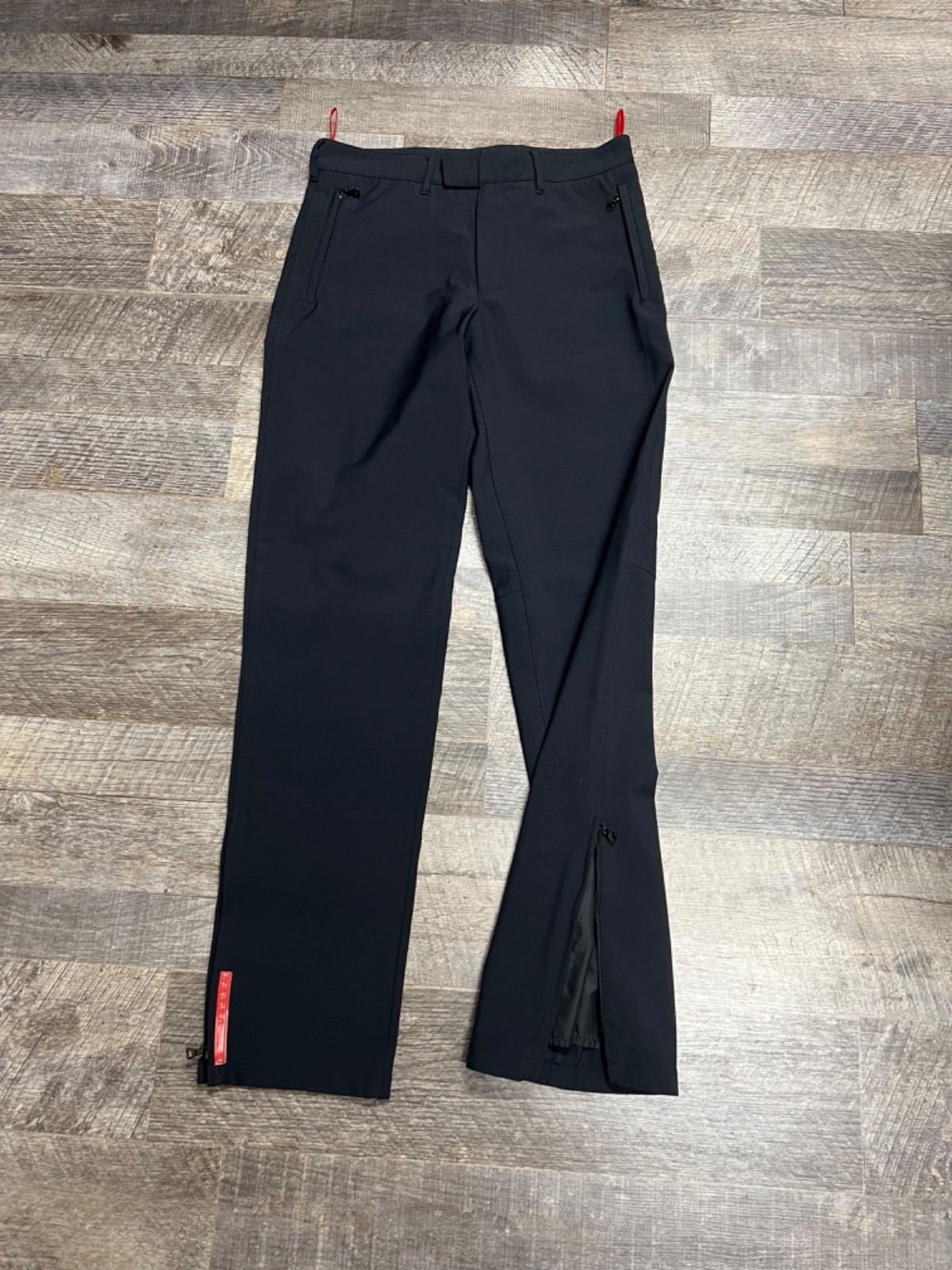 00s☆PRADASPORTS／ナイロンパンツ／サイドジップ／テック系／Y2K