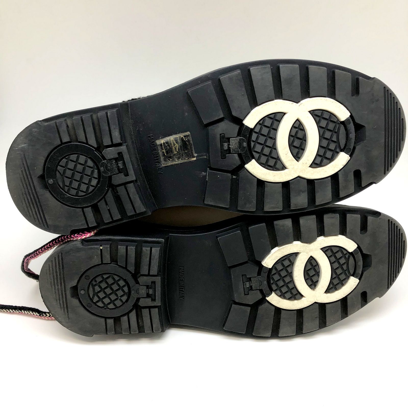 CHANEL ボアブーツ靴