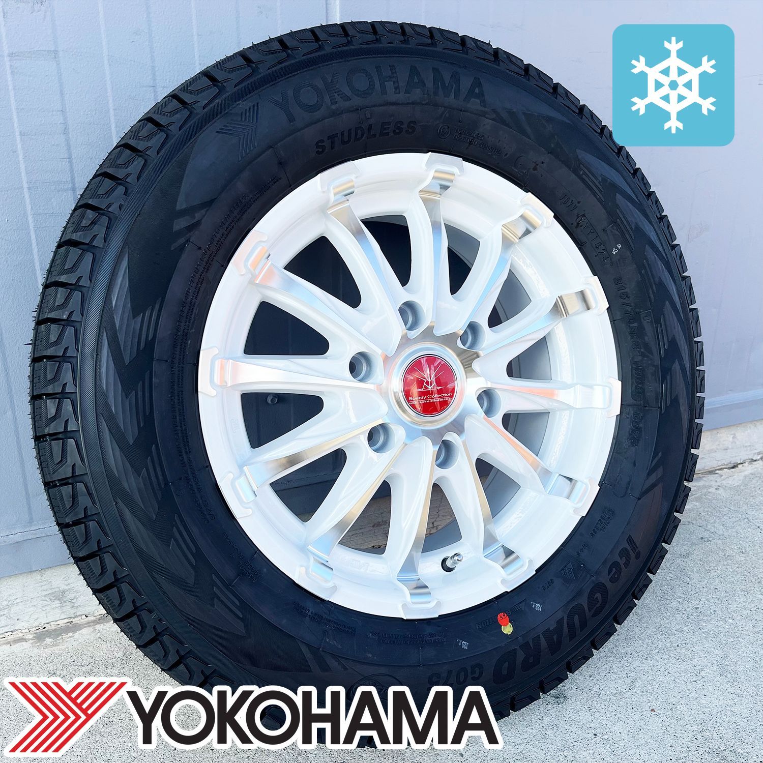 ハイエース用　ice GUARD スタッドレスタイヤ 195/80R15 4本 ヨコハマ ig91 ハイエースの通販