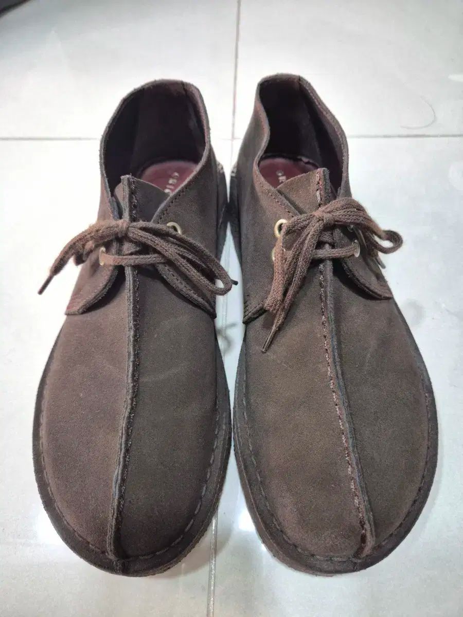 US8 クラークス デザートトレック 底補強