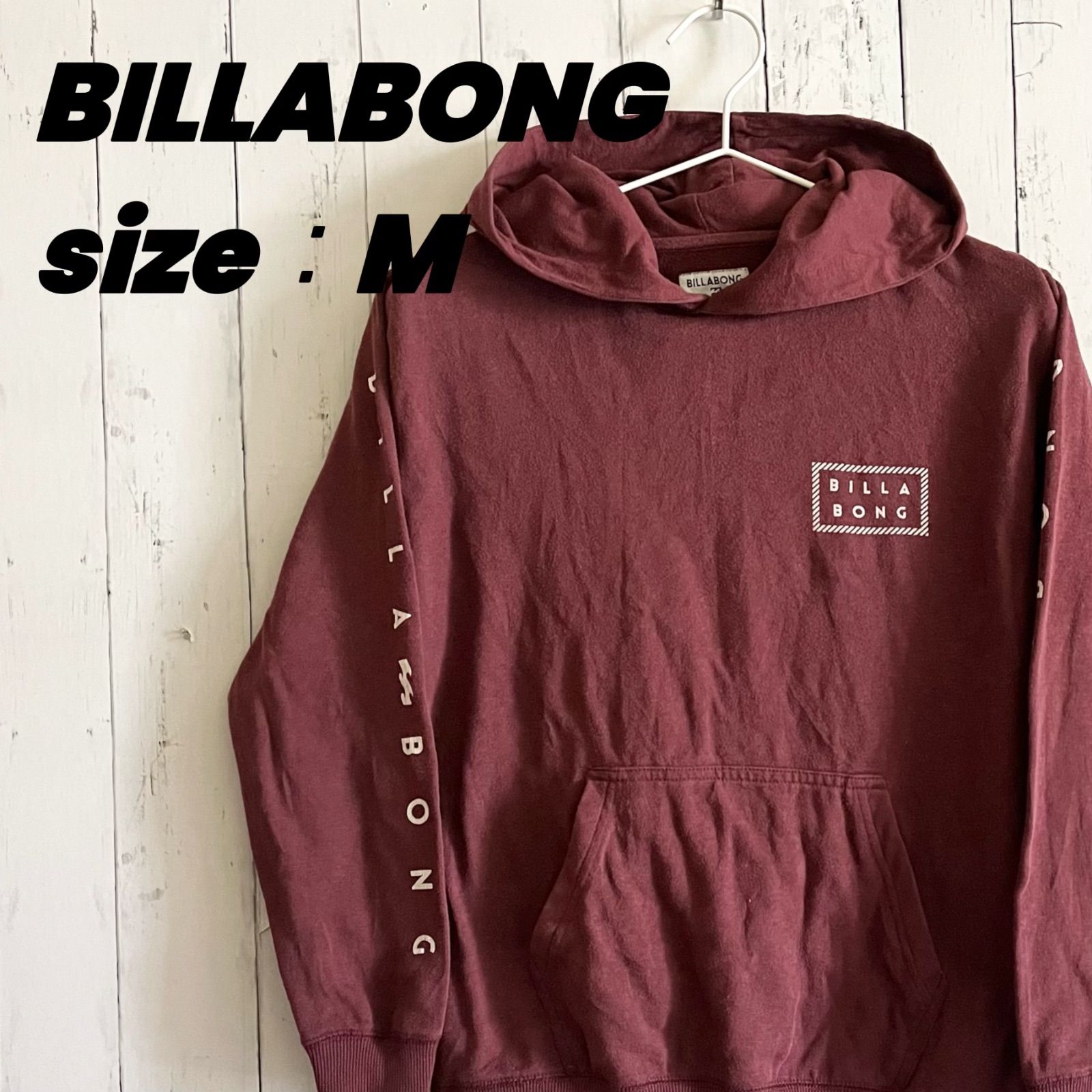 BILLABONG ビラボン プリントパーカー Mサイズ - メルカリ