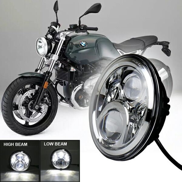 BMW R nineT LEDヘッドライト LEDプロジェクトター R nine T r9t アダプディブLEDヘッドライト アーバン ピュワ スクランブラー レーサー クローム