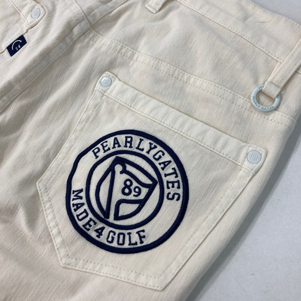 PEARLY GATES ナイロンパンツ ベージュ系 ゴルフウェア PEARLY GATES(パーリーゲイツ) パンツ｜中古ゴルフウェア通販