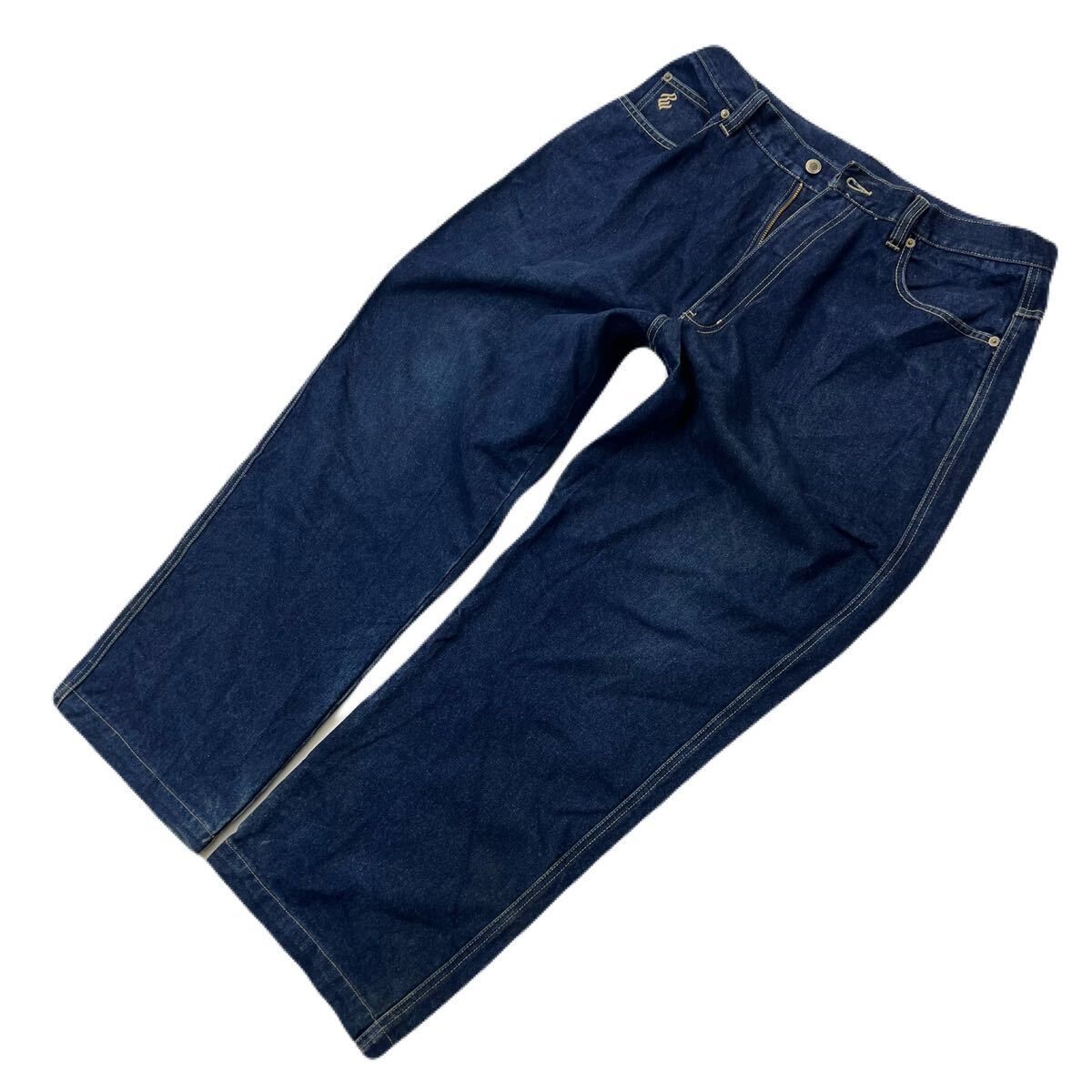 ROCAWEAR ロカウェア デニムパンツ 色濃いめ インディゴ ジーンズ W38 