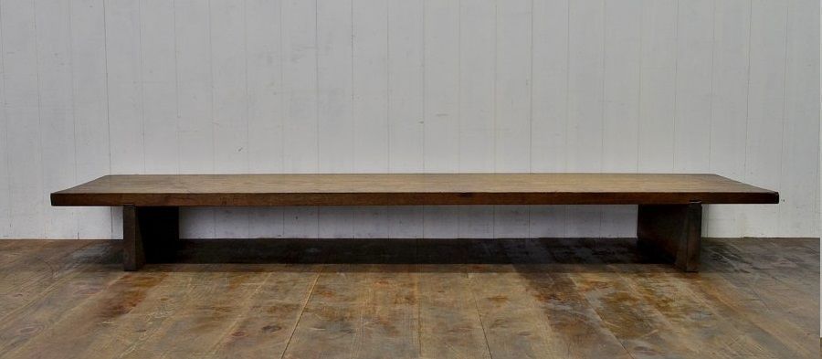 蔵C4051 木製 天然木 一枚板 飾り台 置床 174ｃｍ