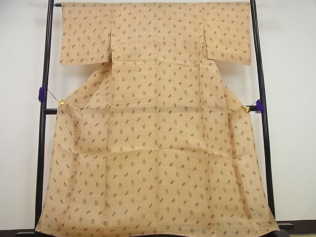 平和屋本店 上 夏物 芭蕉布 手積み芭蕉糸 証紙付き 4s123