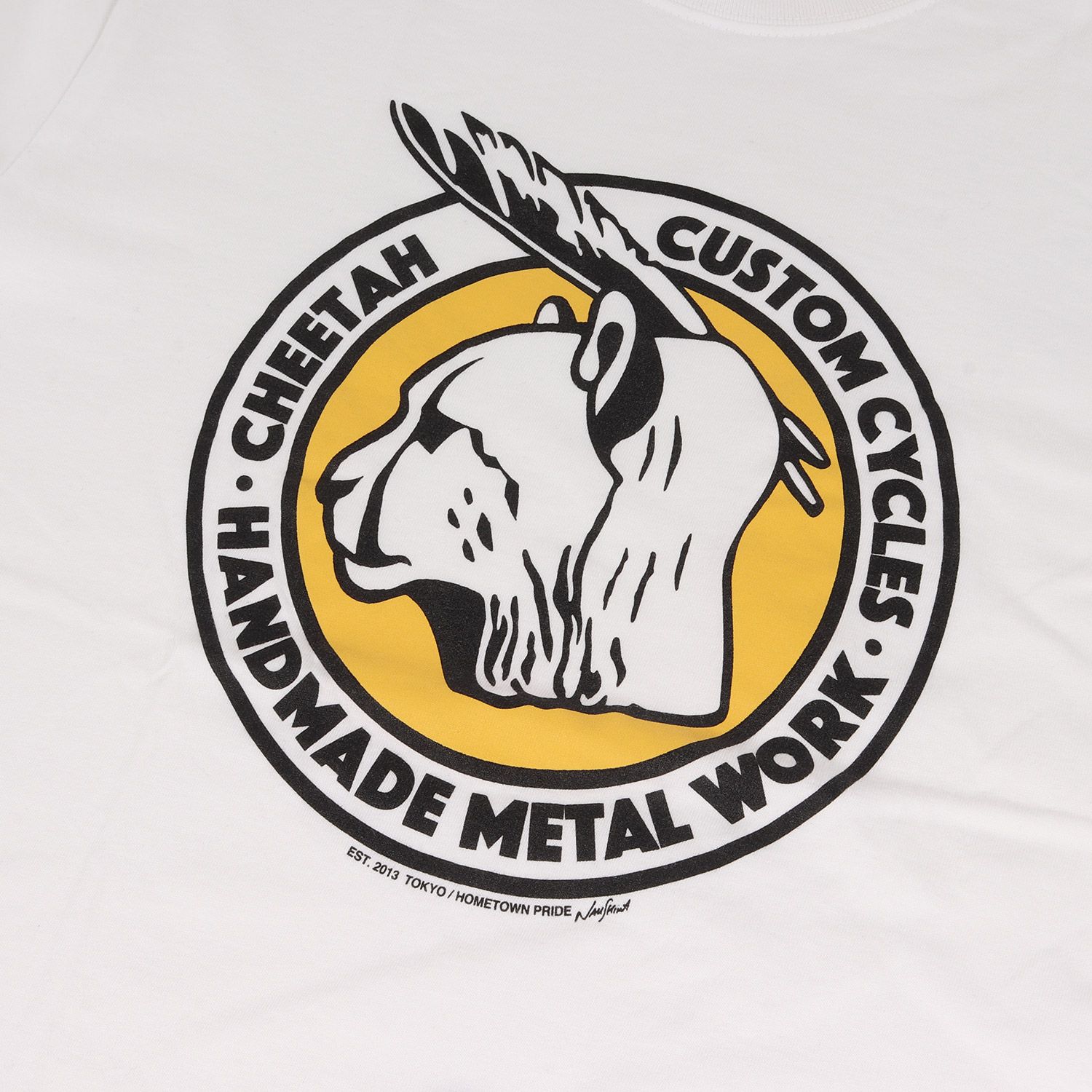 CHEETAH CUSTOM CYCLES チーターカスタムサイクルズ Tシャツ チーター 