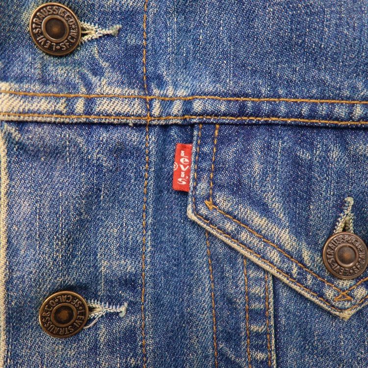 Levi's デニムジャケット Gジャン S ブルー ユーロモデル 70550 04