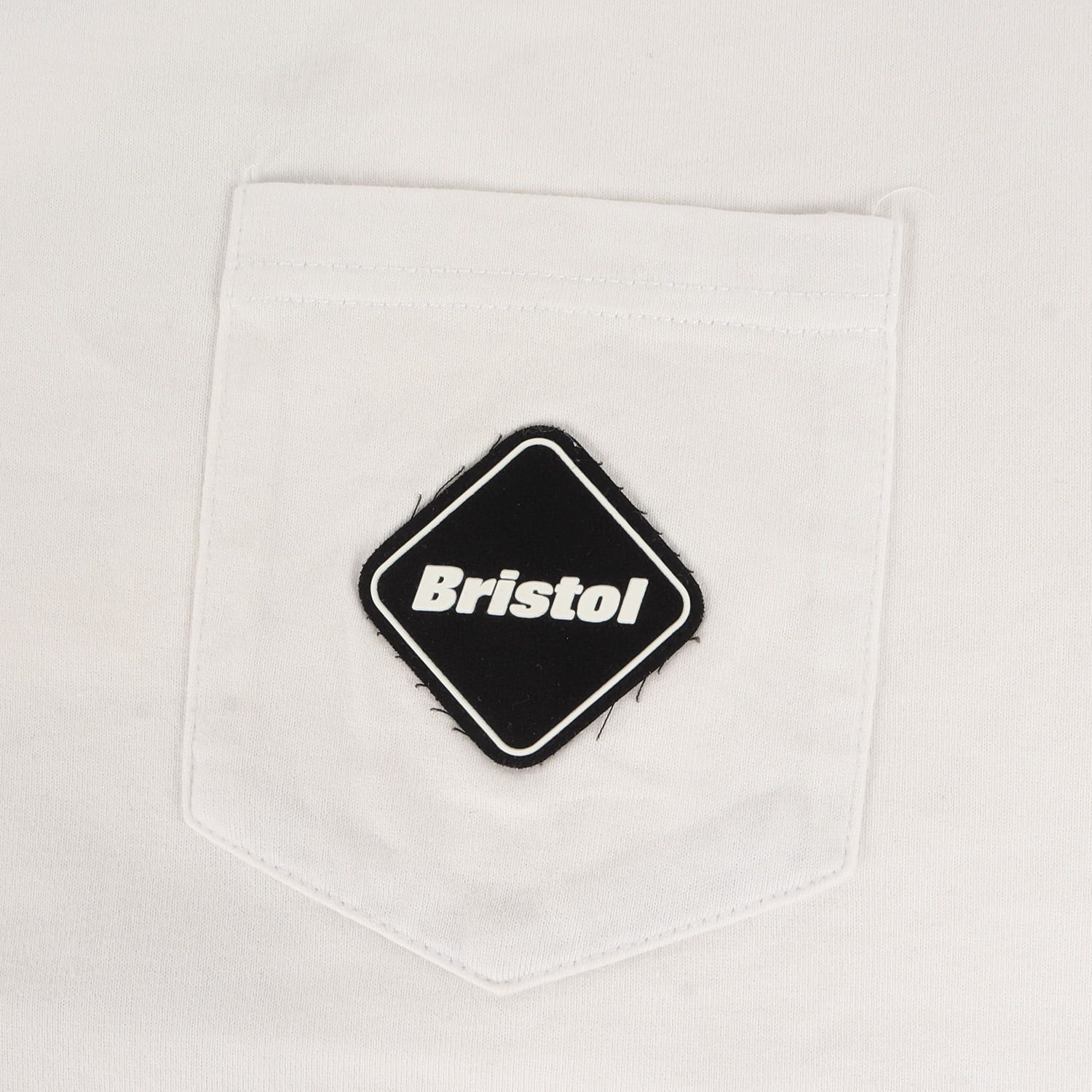 FCRBブリストルBristol ビックロゴポロシャツ L ホワイト FCRB Bristol BIG LOGO POLO 白 XL新品未使用タグ付き