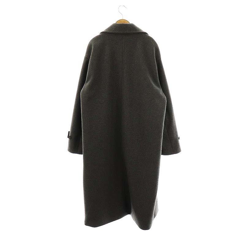 ザラ ZARA ロング チェスターコート マンテコ シングルブレスト 黒 S ZARAのチェスターコートを使った人気ファッションコーディネート