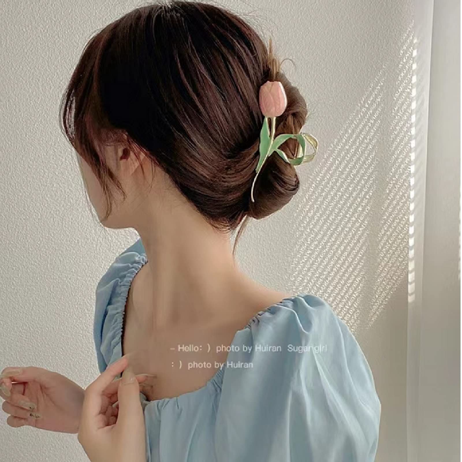 韓国風 ヘアクリップ