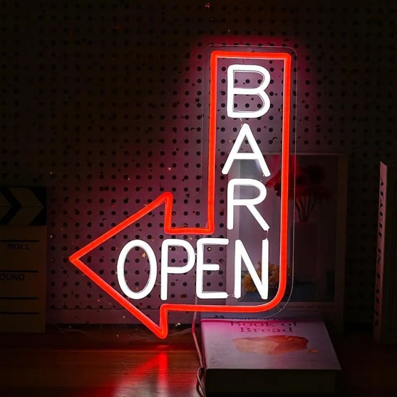 オーダーメイド　ネオンサイン OPEN ホーム 部屋 店舗装飾 壁掛け 居酒屋 ネオンサイン BAR OPEN ホーム 部屋 店舗装飾 壁掛け 居酒屋
