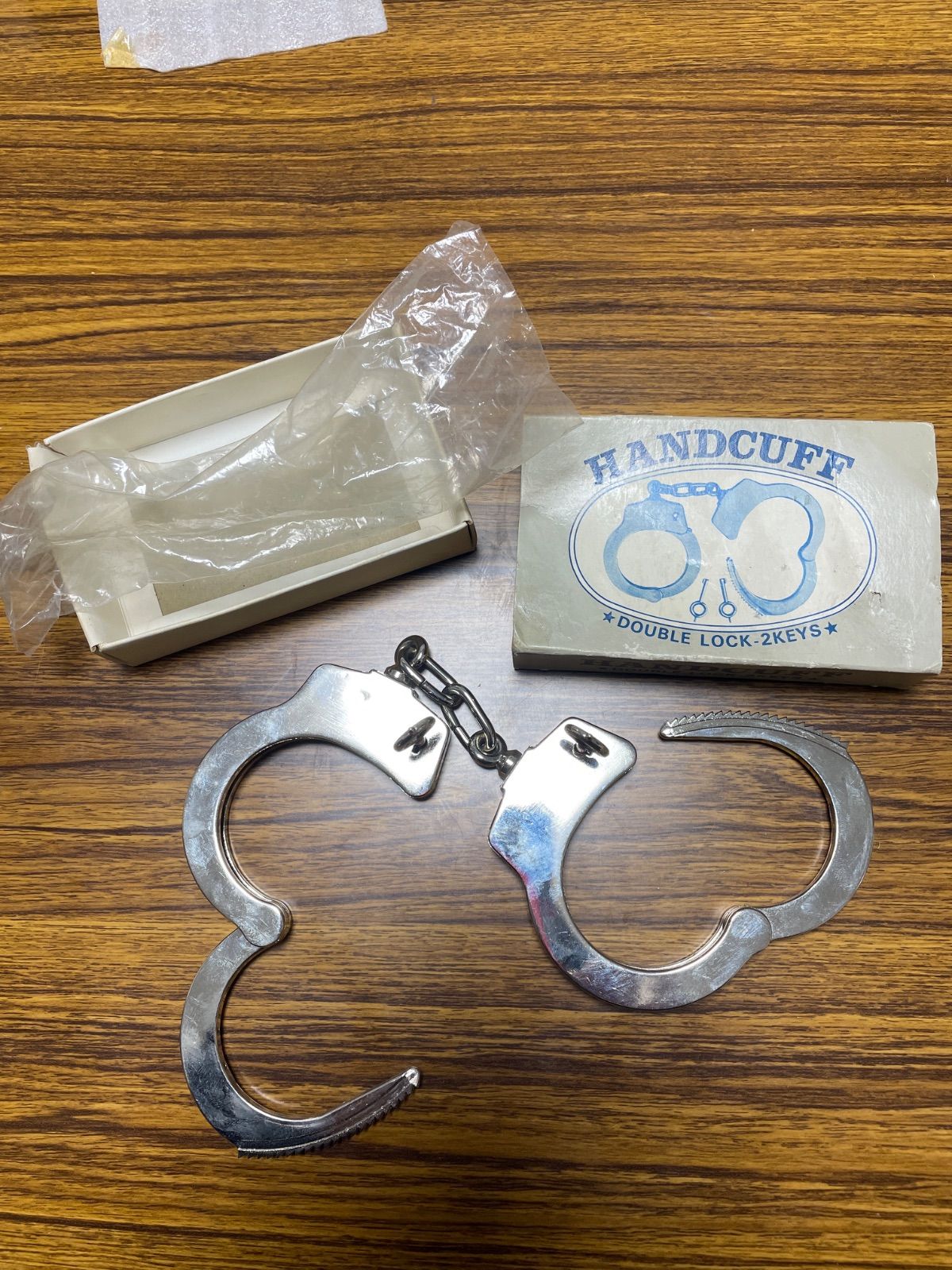 日本製 手錠 品 レトロ HANDCUFF 警察 雑貨 - メルカリ