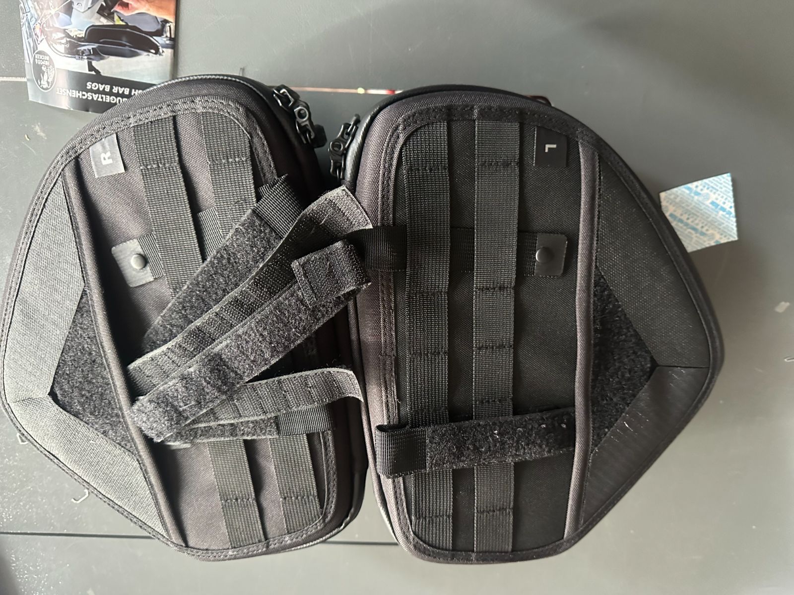 BackDrop 渋谷 ダイヤステェッチ特注バイク用サイドバック BackDrop 渋谷 ダイヤステェッチ特注バイク用サイドバック