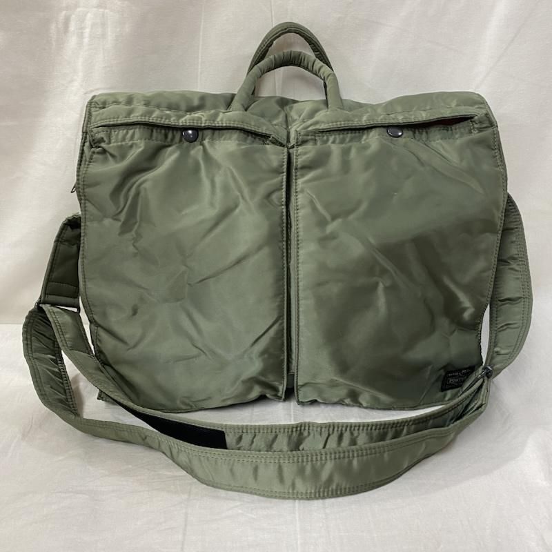 新型)PORTER NEW TANKERショルダーバッグ オリーブグリーン Porter