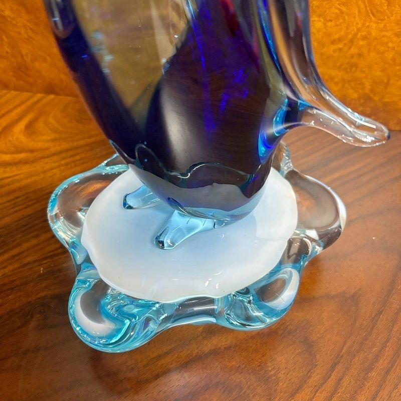 マルティグラス ペンギン 34cm レトロ MultiGlass ガラス 置物 ガラス