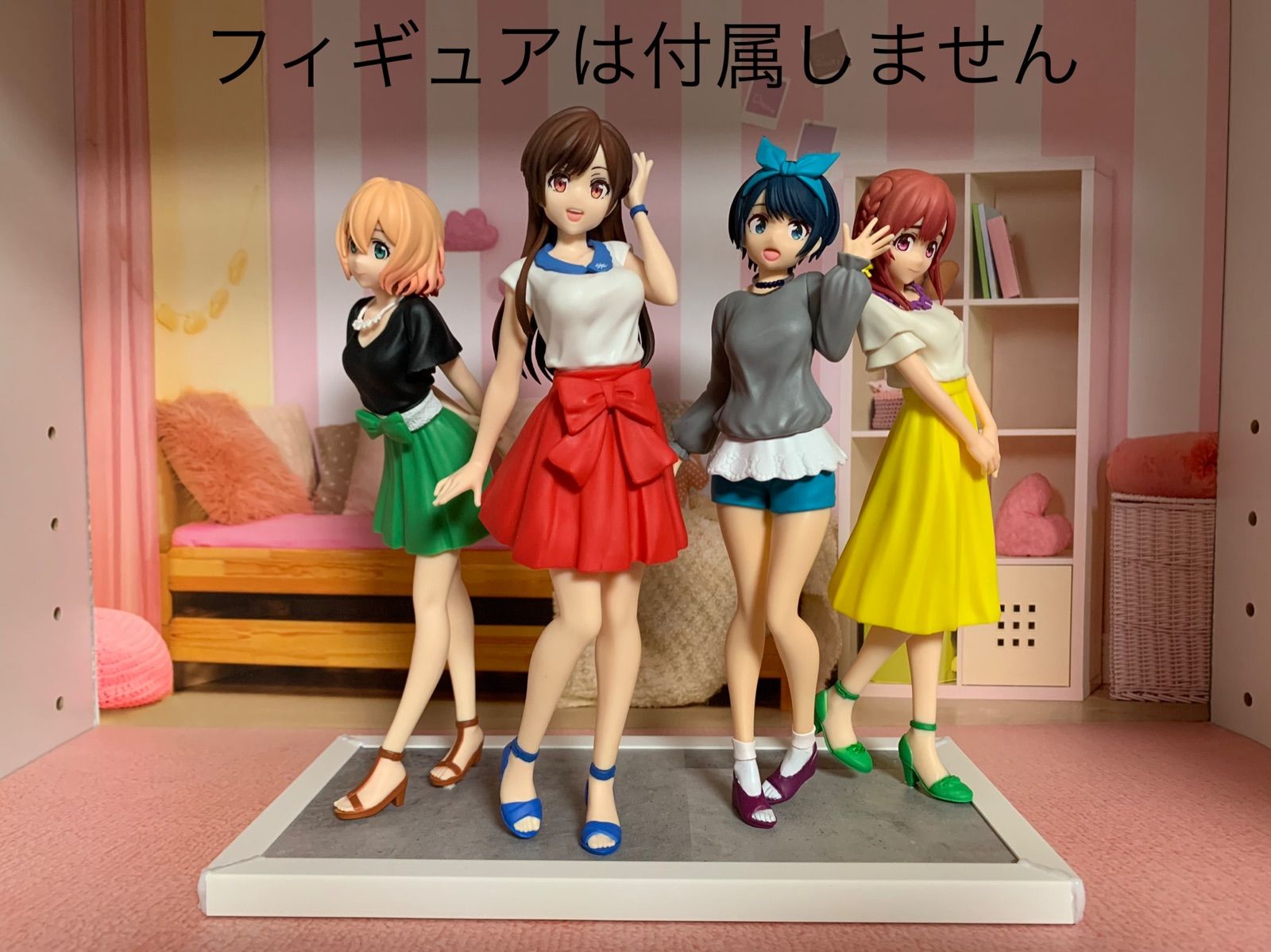 彼女、お借りします フィギュア 20個セット ➀彼女、お借りします フィギュア用台座（かのかり展用） - メルカリ