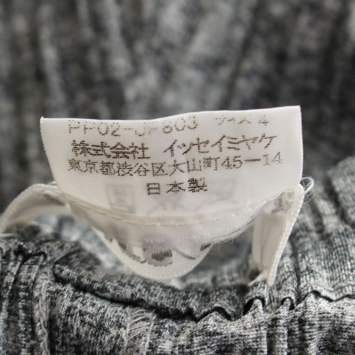 にこ！ツモリチサト　刺繍ライク　ペイントパンツ　イッセイミヤケ イッセイミヤケ HATCHING BOTTOMS プリーツ ワイドパンツ - メルカリ