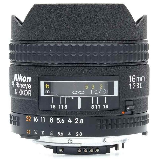 Nikon フィッシュアイレンズ Ai AF fisheye Nikkor 16mm f/2.8D
