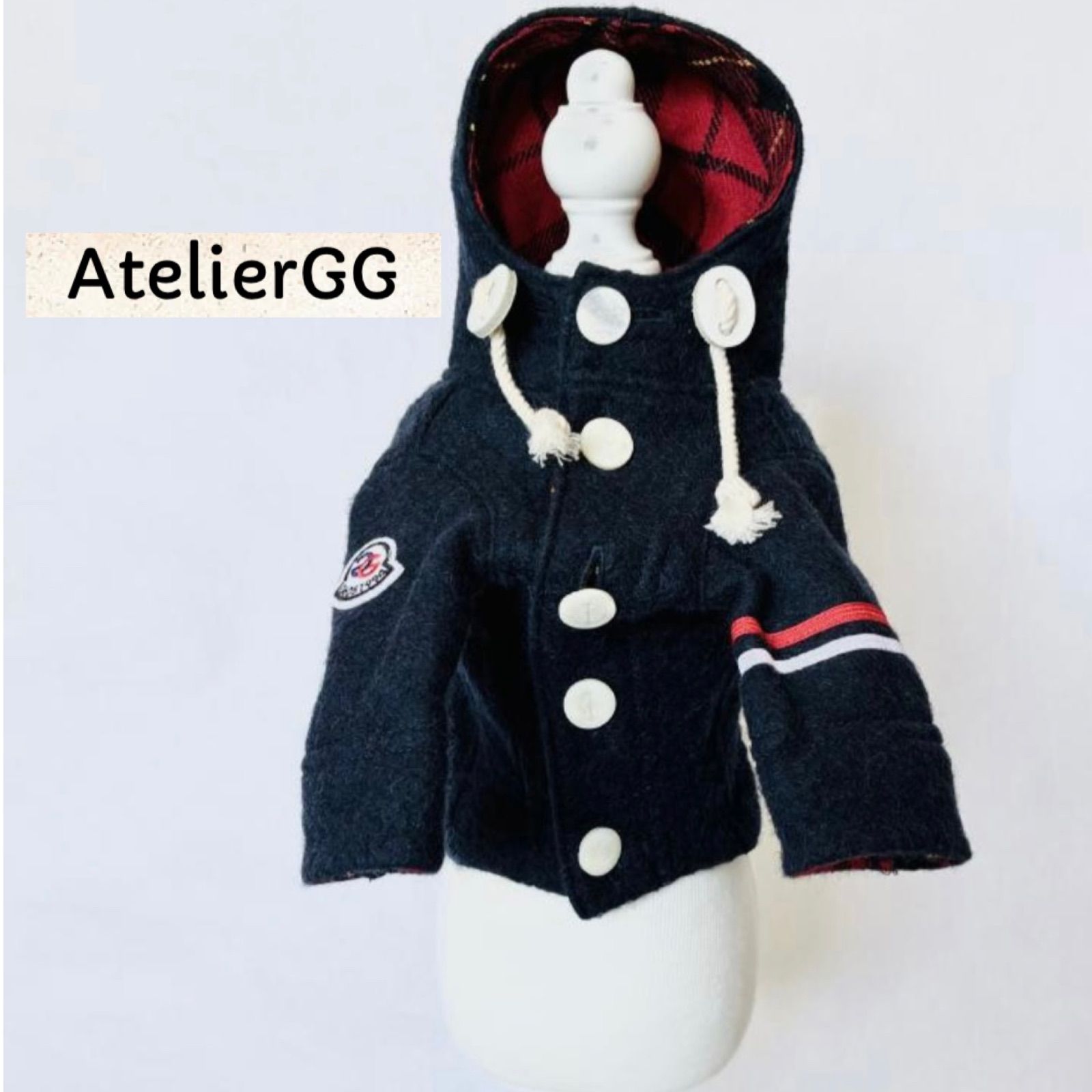 AtelierGG アトリエジジ クルーズパーカー ウィンター コート アウター ドッグウエア 犬服 かわいい フード おしゃれ お出掛け 6449312