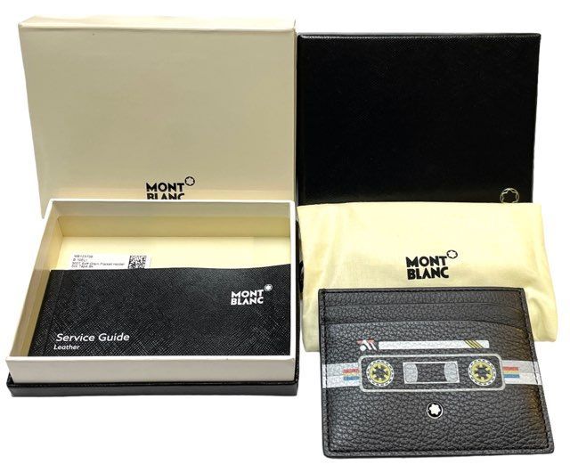 MONTBLANC名刺入れ出品します。 モンブラン 名刺入れカードケース 14108ブラック 国内発送