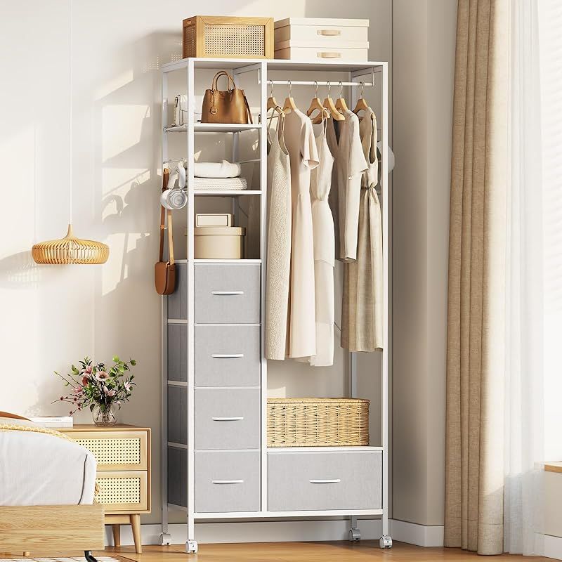 幅80奥行40高さ188cm ホワイト