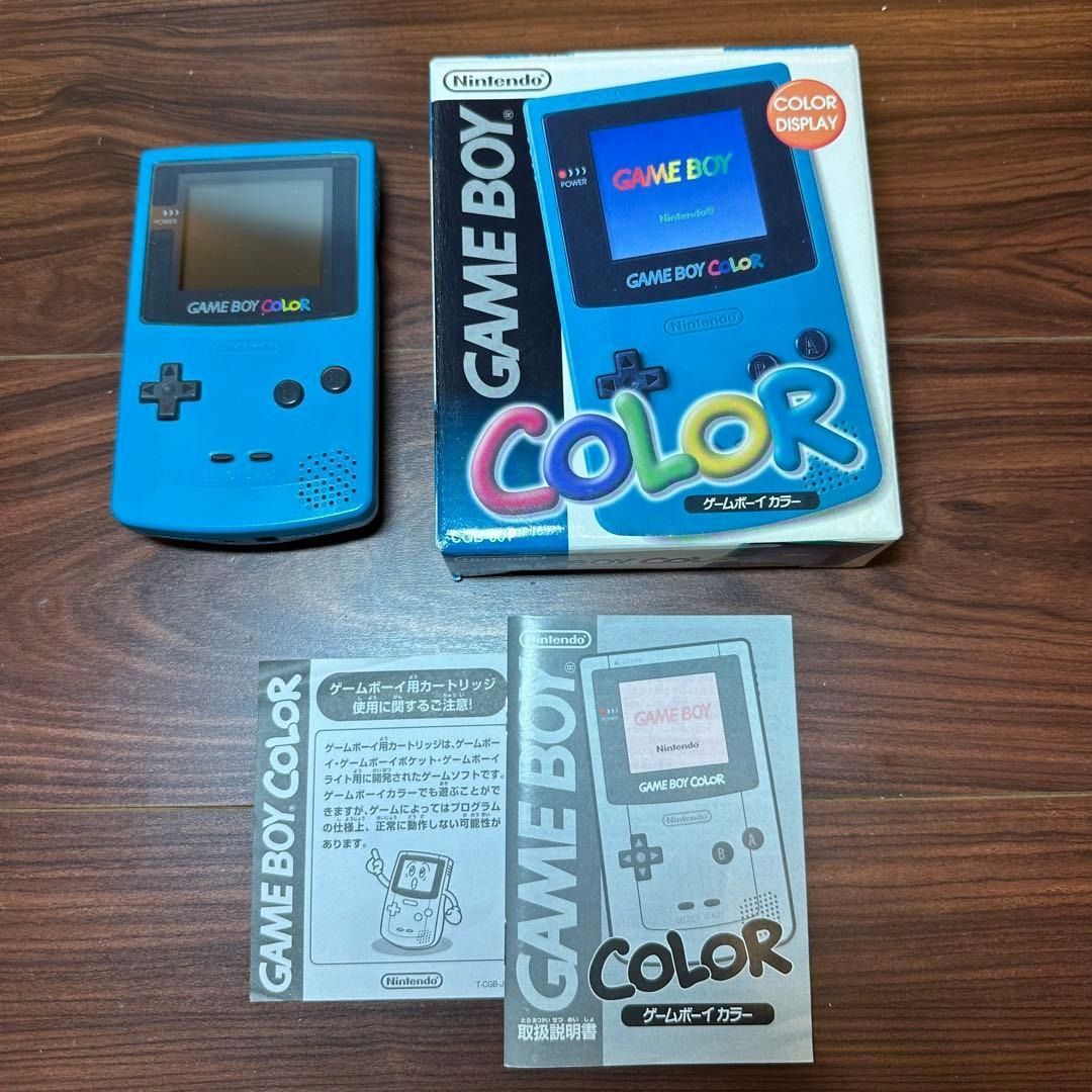 ゲームボーイカラー ブルー 本体 ほぼ 4574